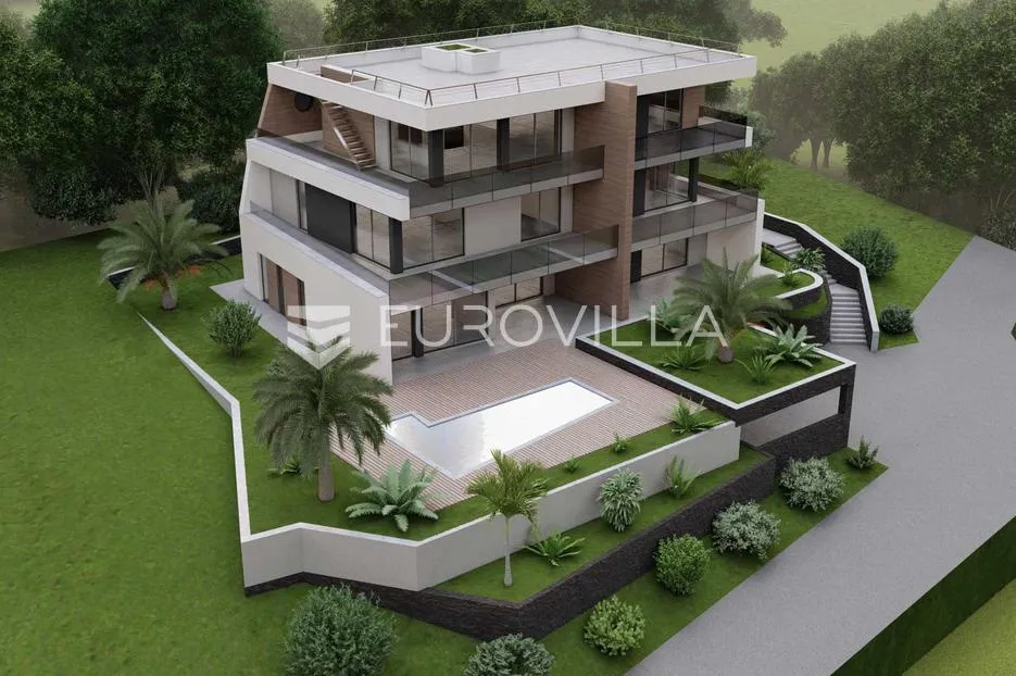 rijeka, kantrida, moderan četverosoban stan 86,47 m², pogled na more - slika 3