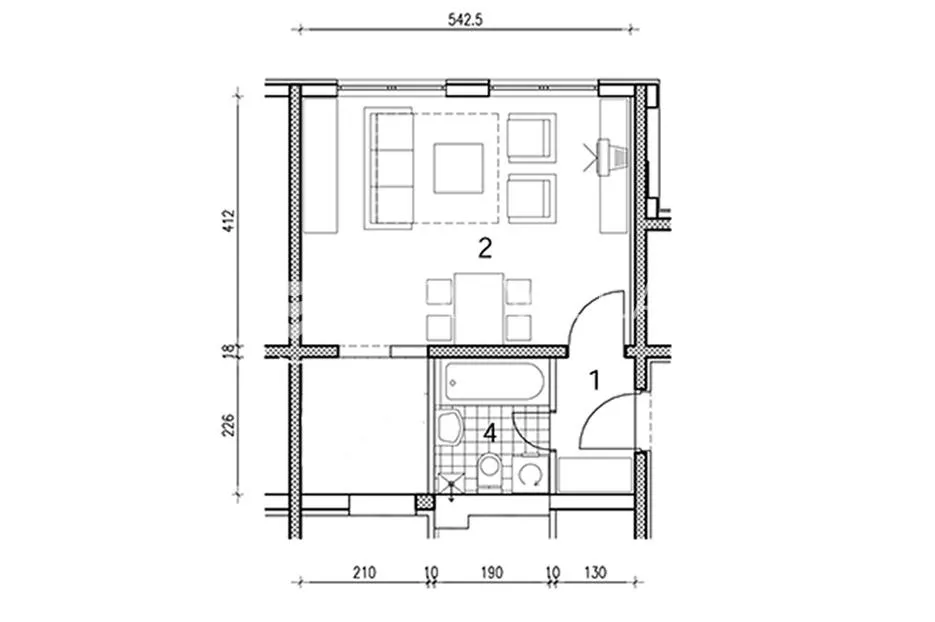 zagreb, sesvete, prekrasan, uređen dvosoban stan, 35 m², prilika - slika 8