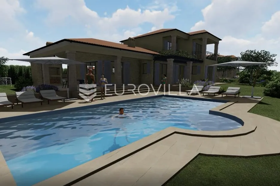 istra, ladići, ekskluzivno građevinsko zemljište s projektom i pravomoćnom građevinskom dozvolom - slika 10