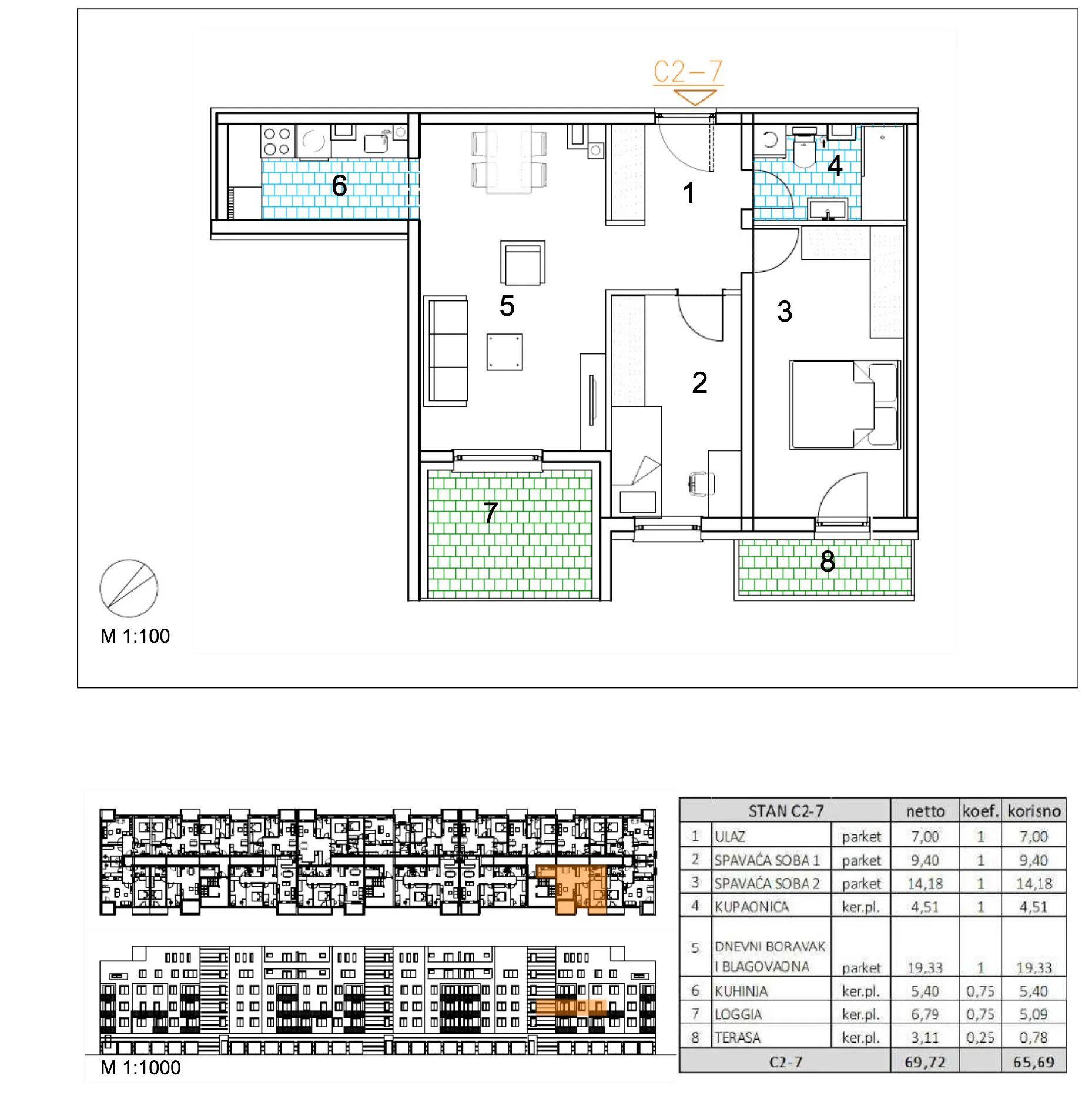 velika gorica, moderan trosoban stan u novogradnji, 66 m² - slika 6