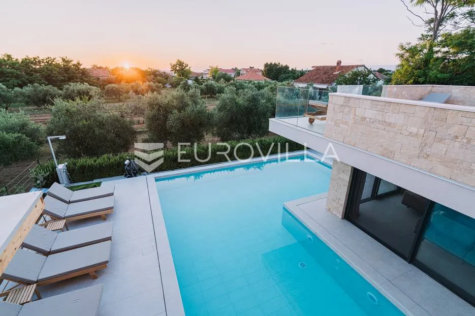 zadar, privlaka, prekrasna novoizgrađena vila - slika 8