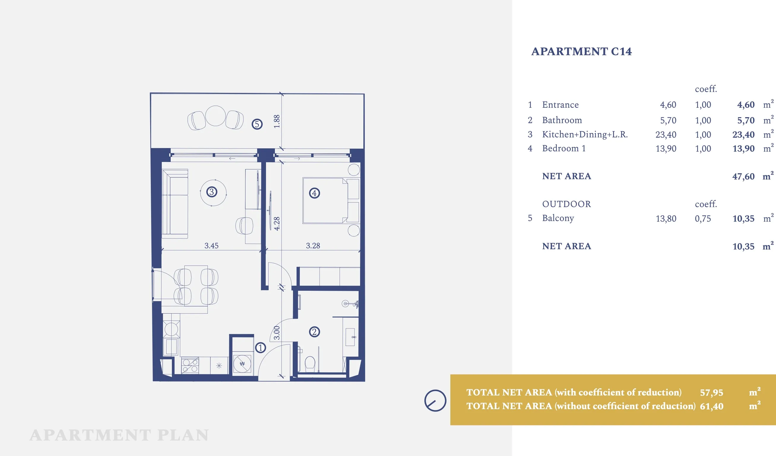 istra, savudrija, petram resort, apartman s jednom spavaćom sobom u prizemlju 61,40 m² - slika 14