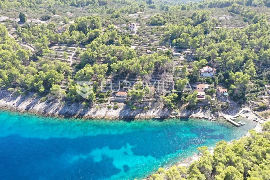 Korčula, atraktivno građevinsko zemljište 1.red uz more - Vela Luka
