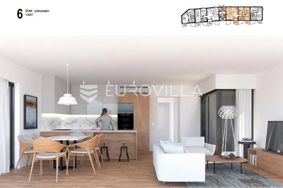 ludbreg, četverosoban stan površine 82,75 m², novogradnja - slika 4
