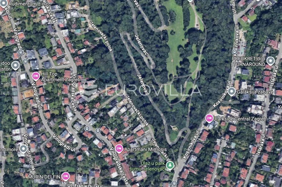 Zagreb, Jelenovac, Vinogradska cesta, građevinsko zemljište za gradnju obiteljske kuće
