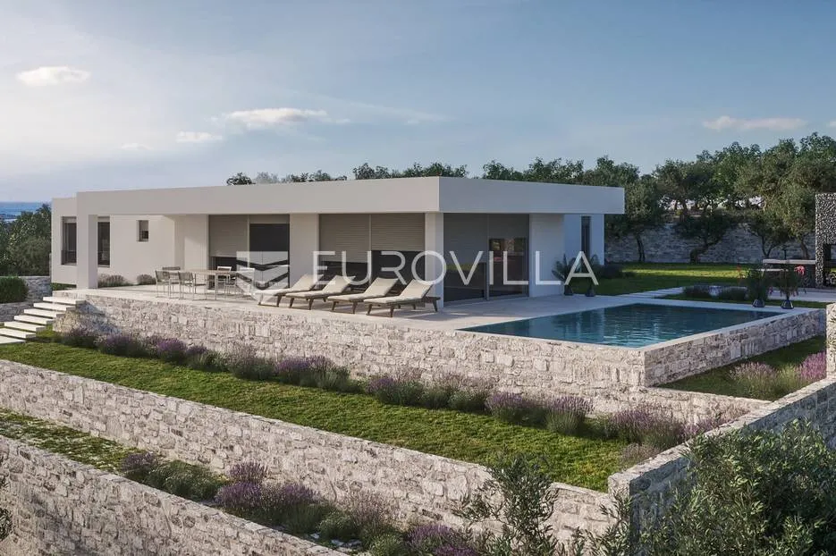 primošten, luksuzna prizema vila s panoramskim pogledom - slika 30