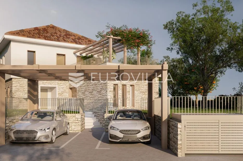 istra, kaštelir, građevinsko zemljište s projektom i pogledom na more - slika 6