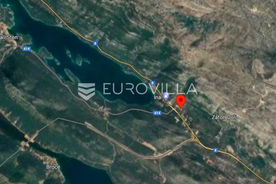 zaton doli, građevinsko zemljište 3249 m2 na jadranskoj magistrali - slika 2