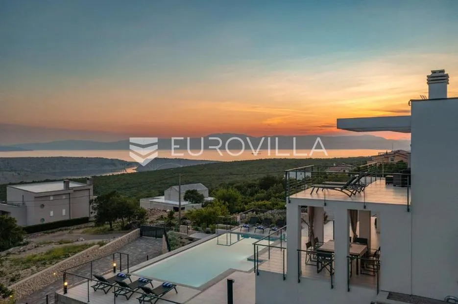 crikvenica, šmrika, kuća s bazenom i panoramskim pogledom - slika 20