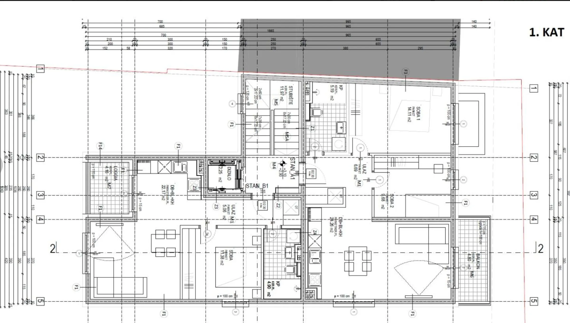 zagreb, rudeš prekrasan trosoban stan 62,25 m² u novogradnji - slika 8