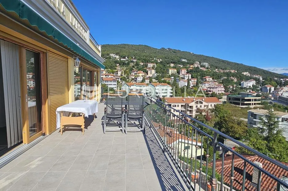 ičići, najam, luksuzan, stan 200 m od mora, pogled na kvarner - slika 2