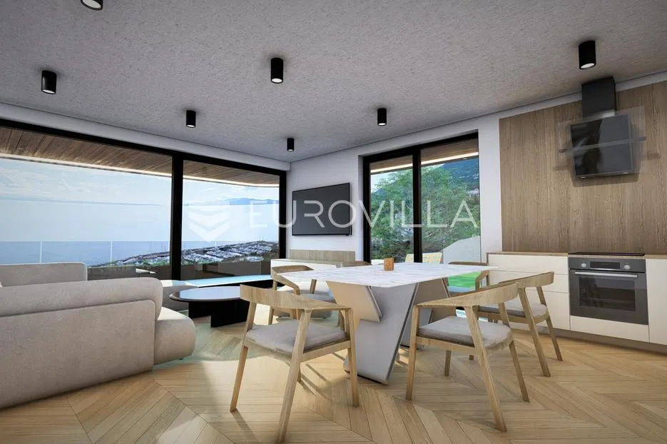 Opatija, Ičići, luksuzan stan u ekskluzivnoj novogradnji, panoramski pogled na more - Ičići, Opatija