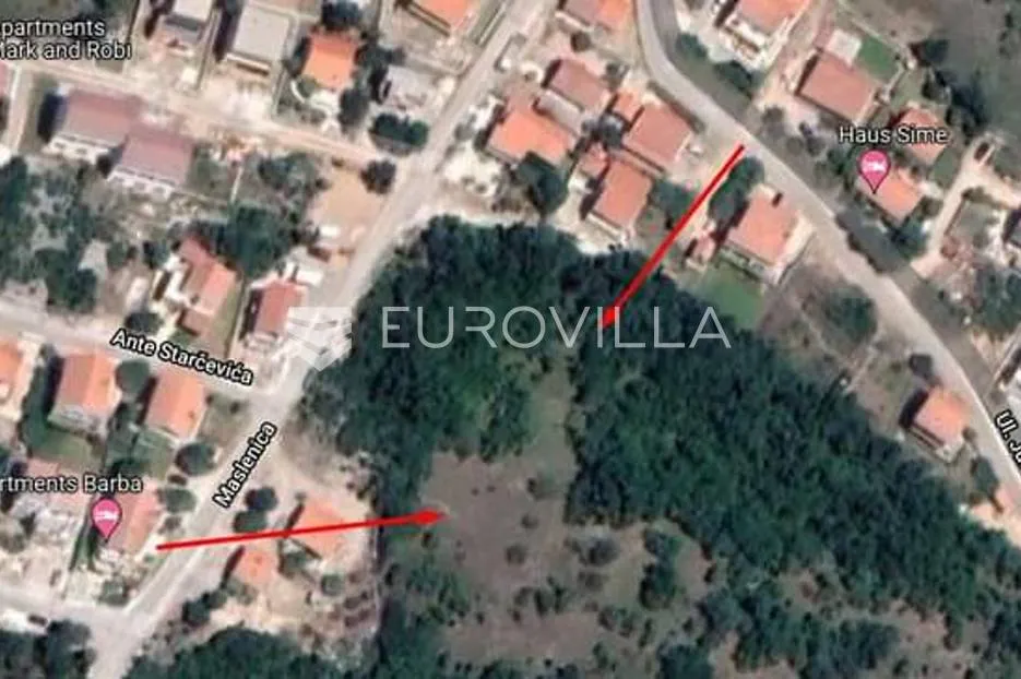 maslenica, zadarska županija, građevinsko zemljište sa pogledom na more - slika 2