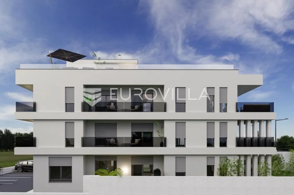 zadar, petrčane, penthouse s privatnom krovnom terasom i panoramskim pogledom na more, punta radman - slika 3