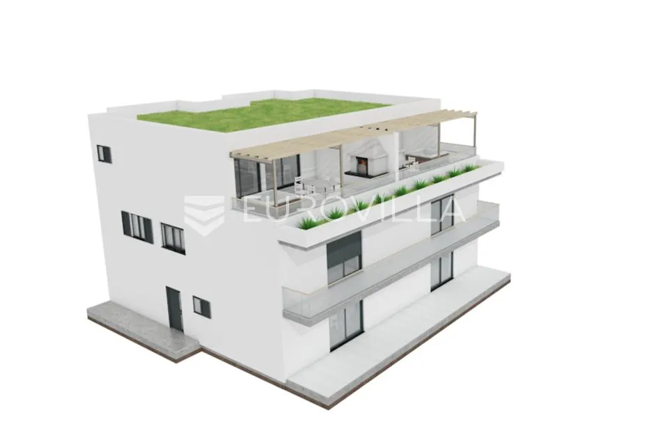 šibenik, crnica, novogradnja, trosoban, dvoetažan stan, 166,34 m² - slika 13