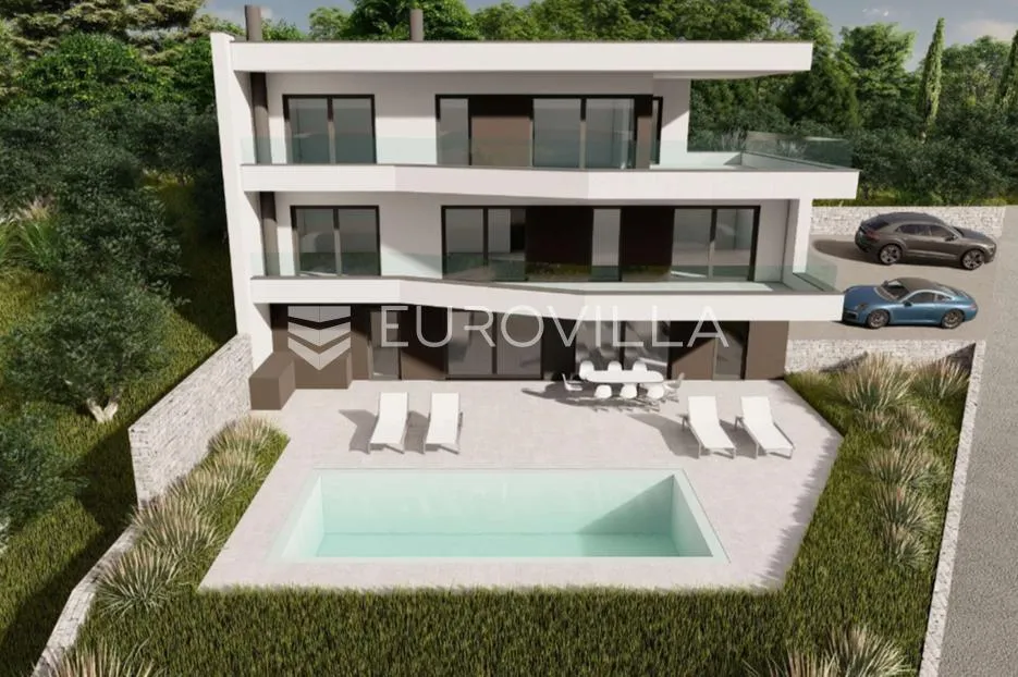 istra, duga uvala, villa s pogledom, teretanom i saunom 322m2 - slika 2