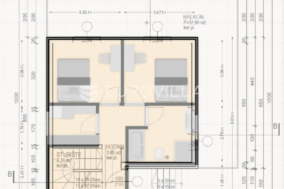 zagreb, remete, kuća u roh bau fazi 160 m² - slika 1