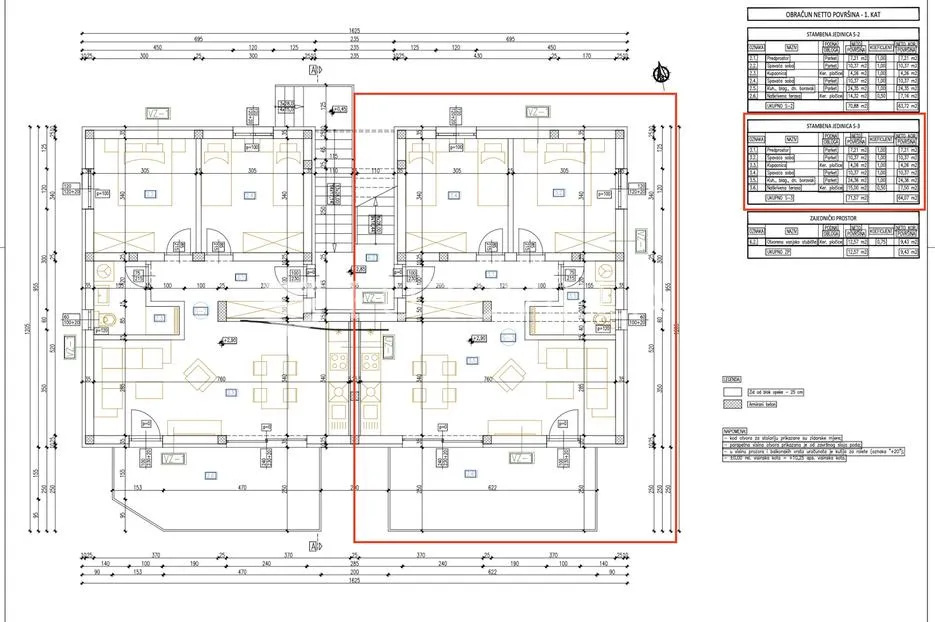 brodarica, novogradnja, prekrasan dvosoban stan 79,03 m² - slika 3
