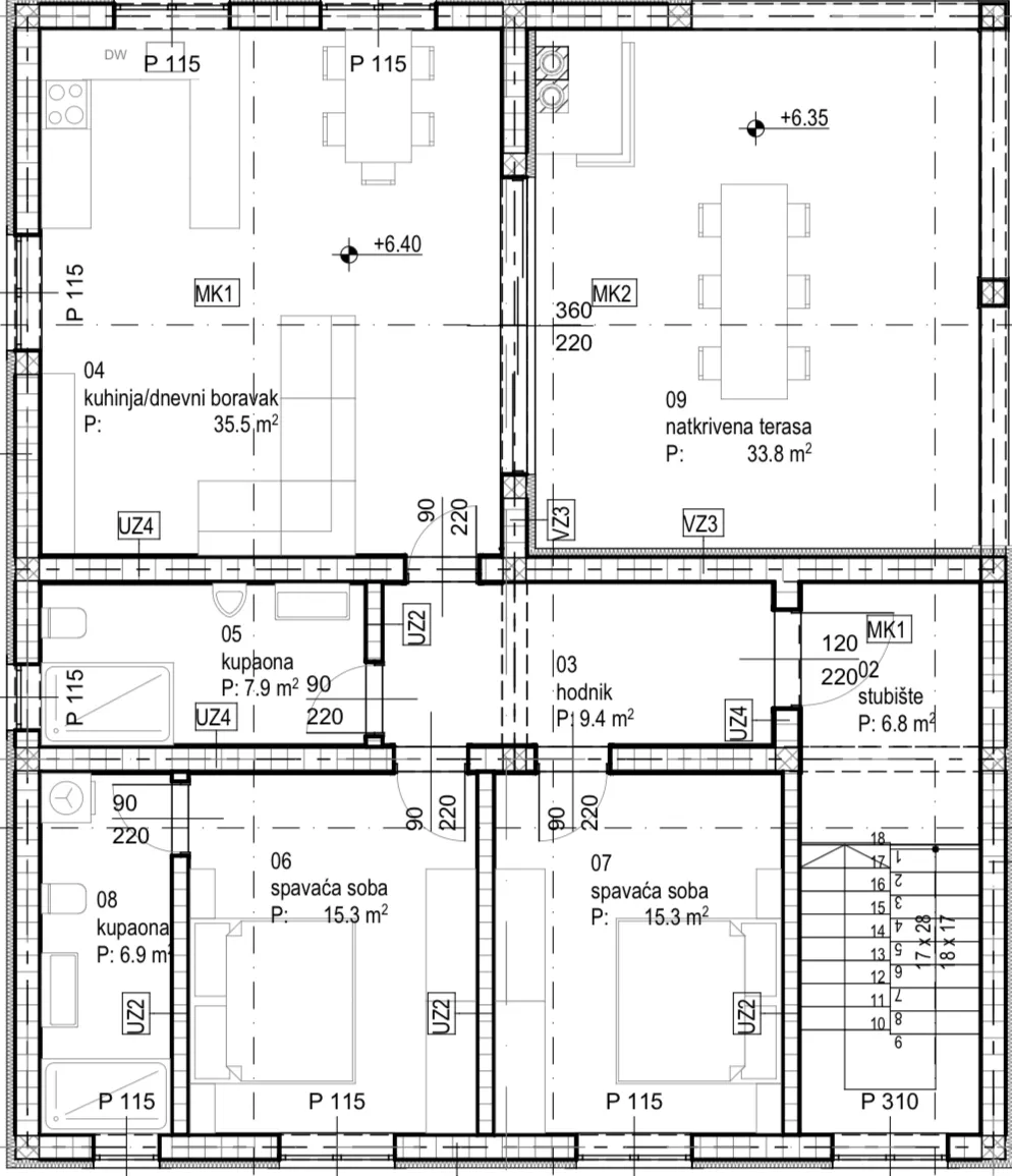hvar, jelsa, dvosoban stan u izgradnji neto korisne površine 114 m² - slika 4