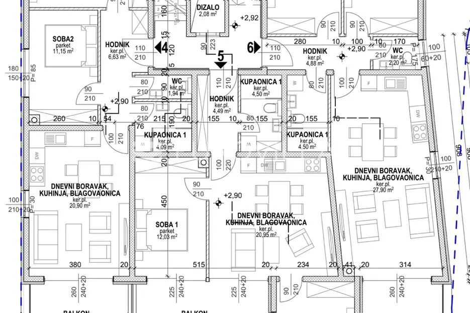 pag, povljana, dvosoban stan 250 m od mora, 63,18 m² - slika 15