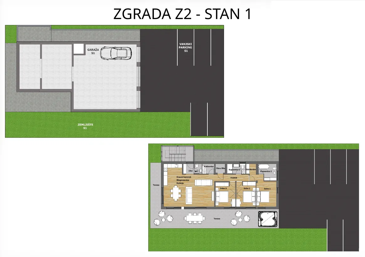 zagreb, gračani, novogradnja luksuzan četverosoban stan 200,99 m² s vrtom - slika 5