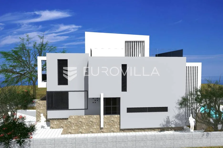 zadar, sukošan, luksuzna vila s liftom i pogledom na more - slika 11