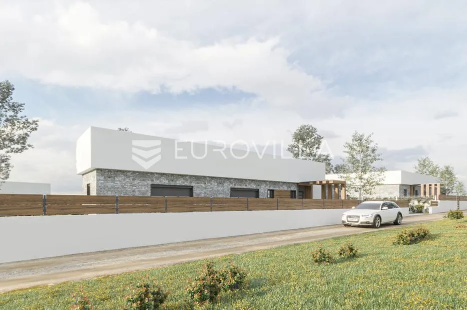 istra, barban, prilika, dva građevinska zemljišta s projektom i pravomoćnom građevinskom dozvolom - slika 24