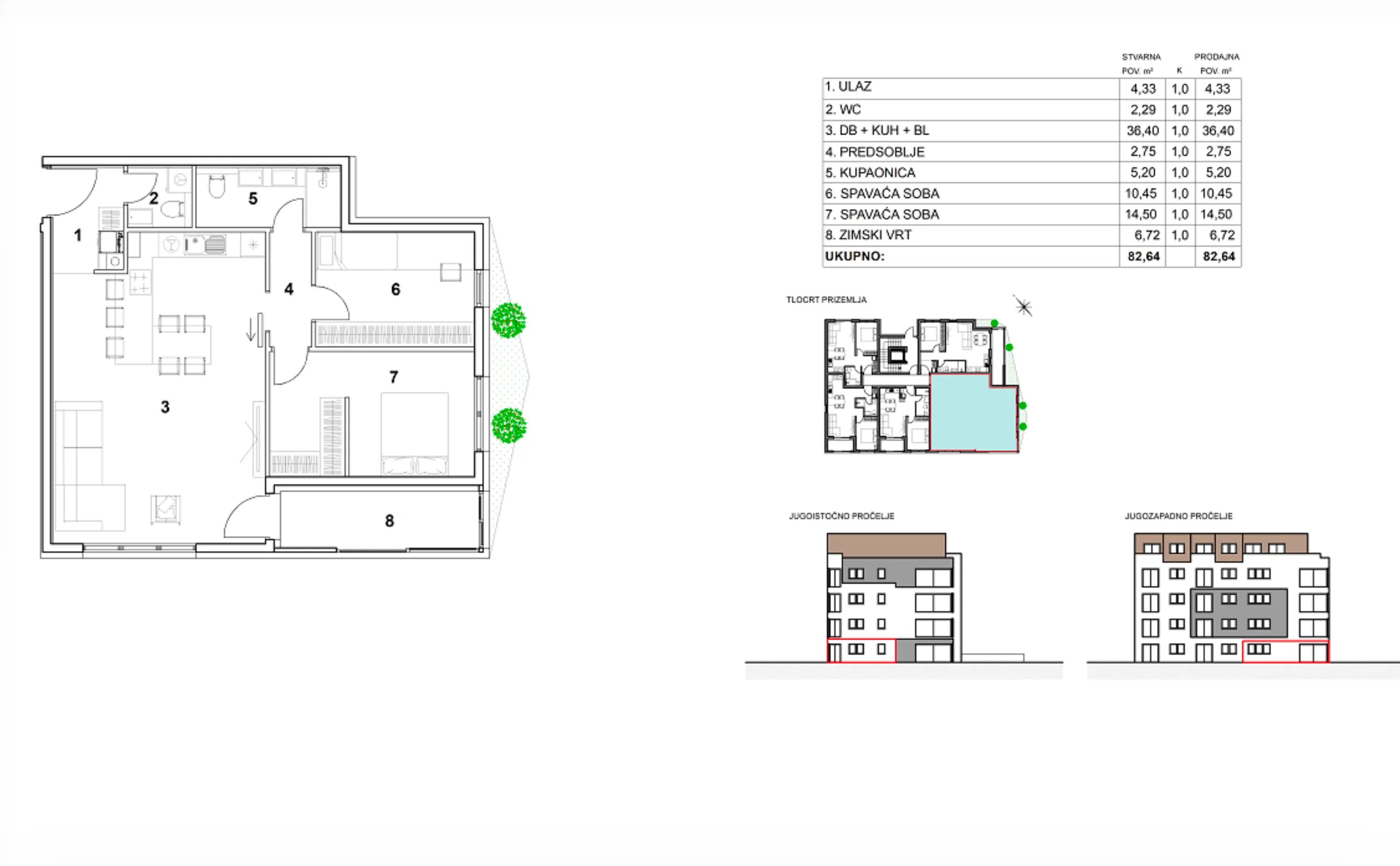 zagreb, donje vrapče, atraktivan trosoban stan u novogradnji, 83 m² - slika 5