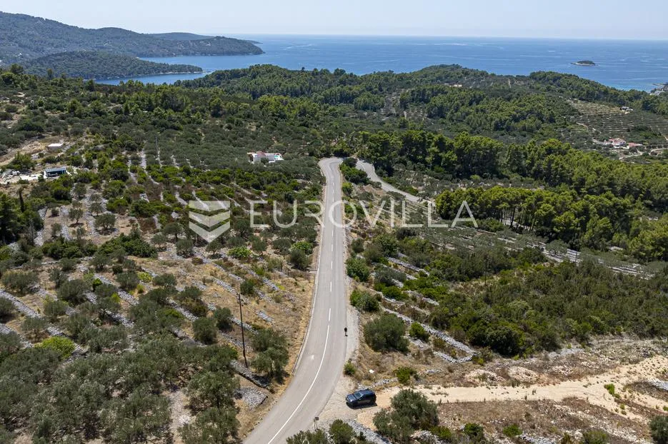 Otok Korčula, Vela Luka, poljoprivredno zemljište sa pogledom na more