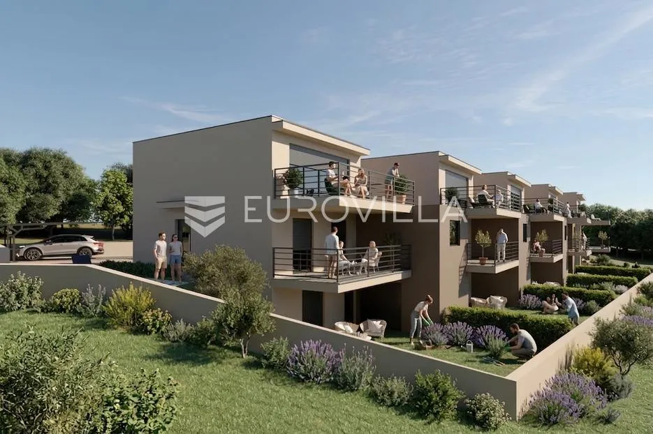 istra, baderna, projekt za 5 kuća s pogledom na more - slika 6