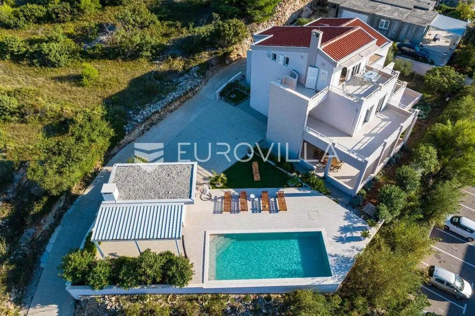 zadar, novigrad moderna vila s panoramskim pogledom na velebit i novigradsko more - slika 27
