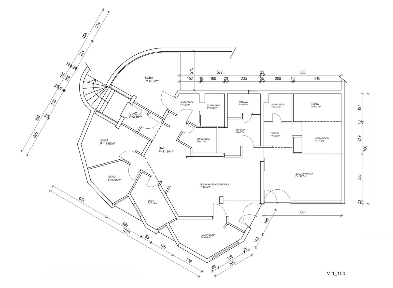 zagreb, maksimir, komforan šesterosoban stan/poslovni prostor 160 m² - slika 18