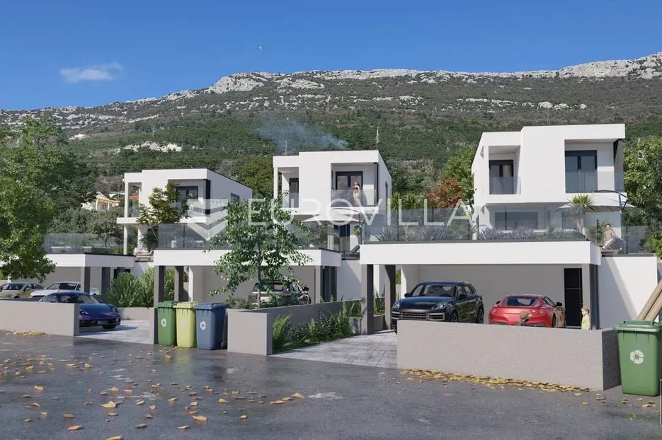 kaštela noradnja vila s bazenom i pogledom na more - slika 4