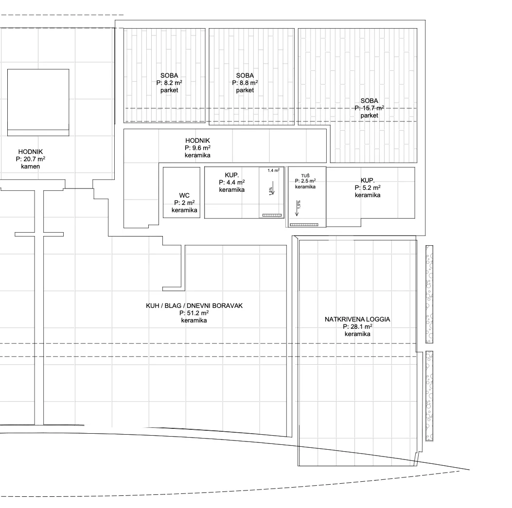 opatija privé, ekskluzivan četverosoban stan 138 m², bazen, teretana - slika 35
