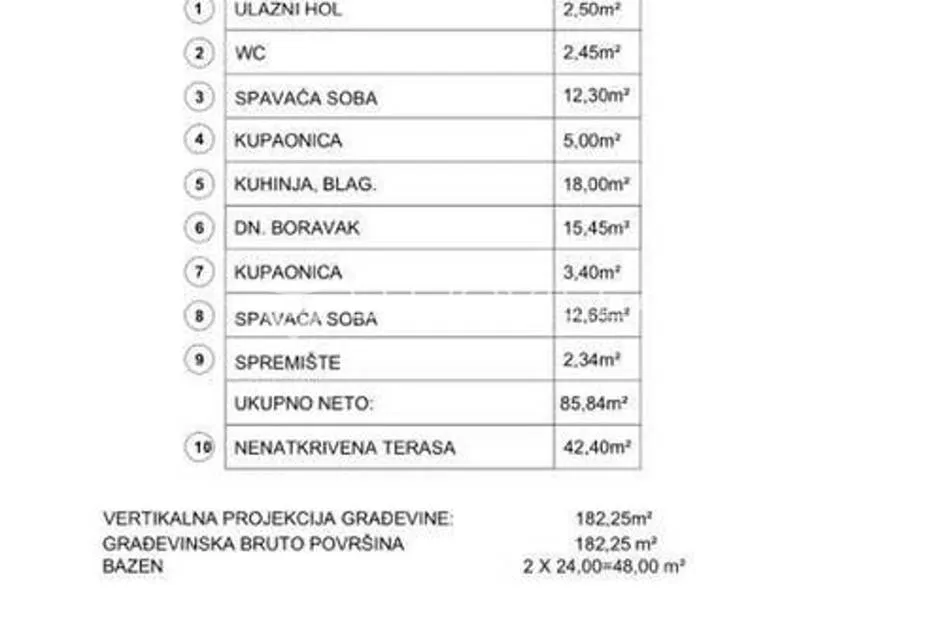 istra, tinjan, dvojne prizemnice sa bazenima na velikoj okućnici - slika 10
