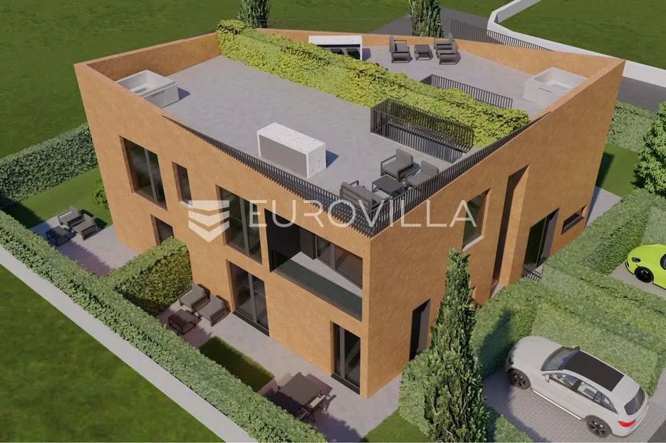 poreč, okolica, elegantan stan u novogradnji s privatnim vrtom i parkingom - slika 4