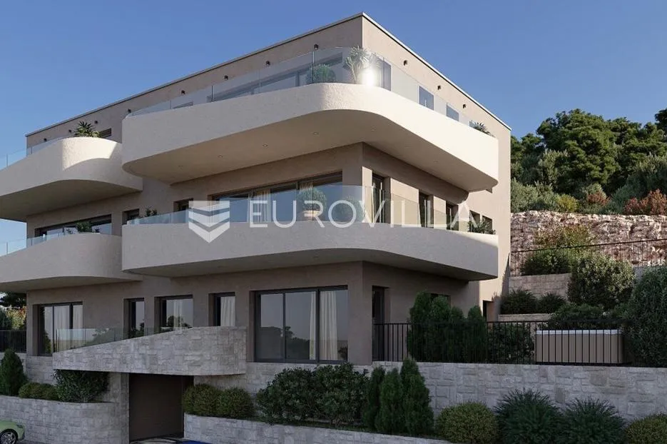 Brodarica, novogradnja, jednosoban stan s pogledom na more, 65,95 m² - Brodarica, Šibenik