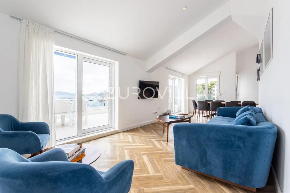 trogir, čiovo, moderan penthouse s panoramskim pogledom na more - slika 6