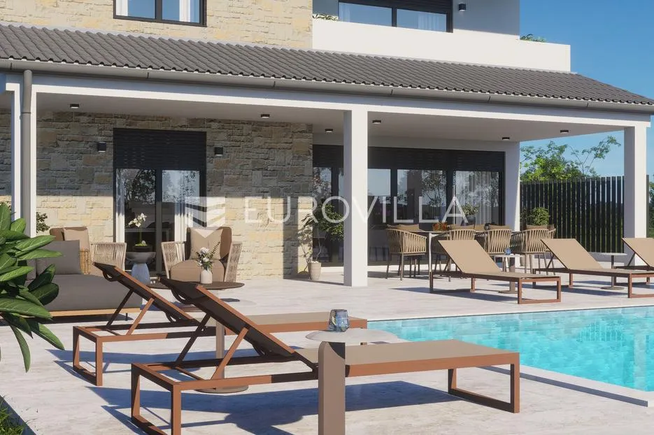 Zadar, Murvica, zemljište površine 830 m2 s ishodovanom građevinskom dozvolom
