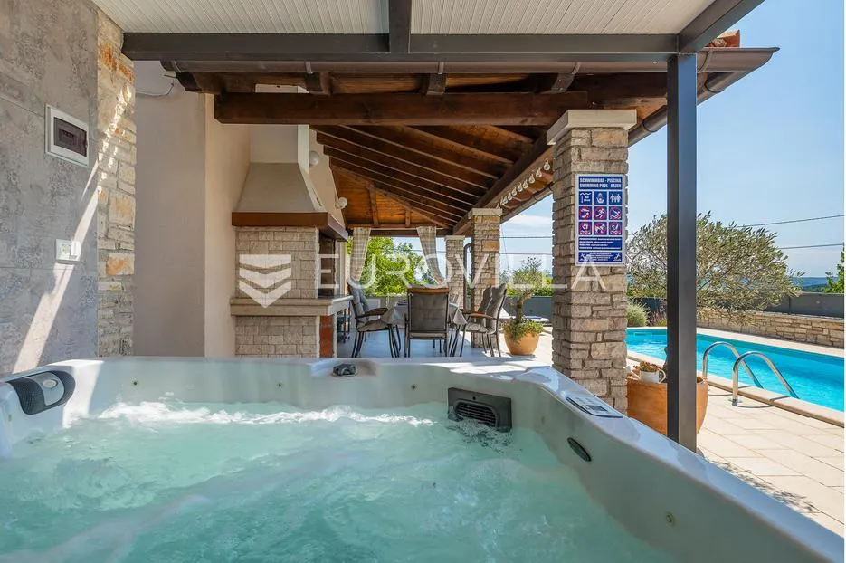 istra, barban, dugoročni najam samostojeće kuće 97 m² s bazenom i jacuzzijem na mirnoj lokaciji - slika 15
