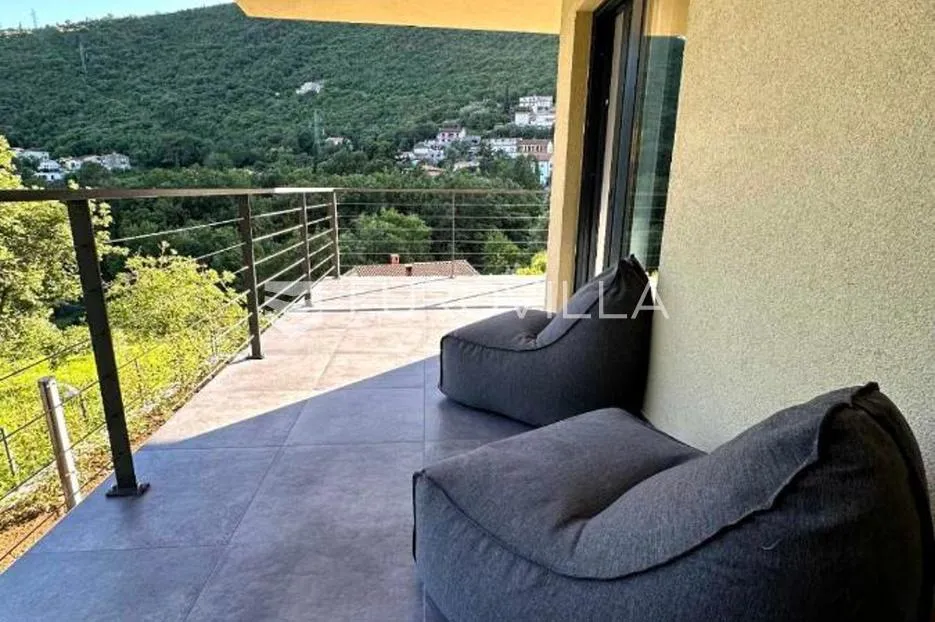 mošćenićka draga, prekrasna novo izgrađena villa s bazenom - slika 24