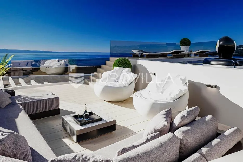 zadar, petrčane, luksuzan moderno opremljen penthouse s krovnom terasom i bazenom - slika 5