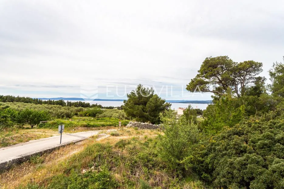 baška voda, zemljište s kućom za renovaciju i panoramskim pogledom na more - slika 2