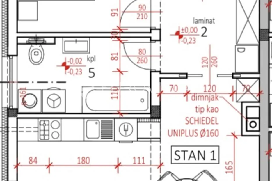 vukovar mitnica novogradnja, trosoban stan 73,12 m² u prizemlju s lođom i parkingom - slika 5
