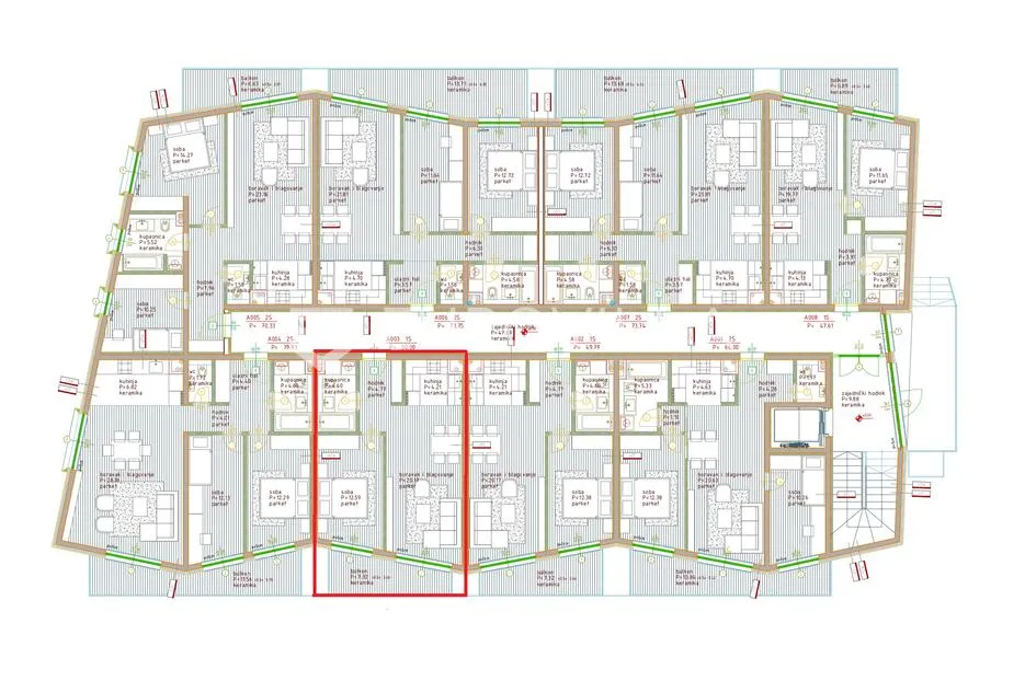 istra, poreč, jednosoban stan u prizemlju moderne novogradnje 53 m² - slika 15