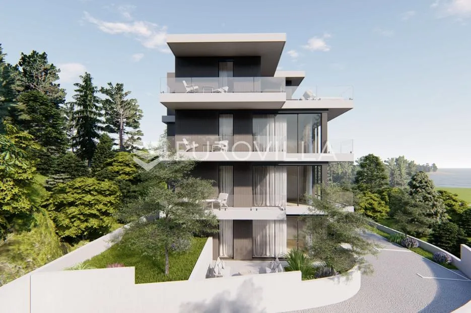 primošten, novogradnja, stan s pogledom na more, drugi red do mora, 86,63 m² - slika 4