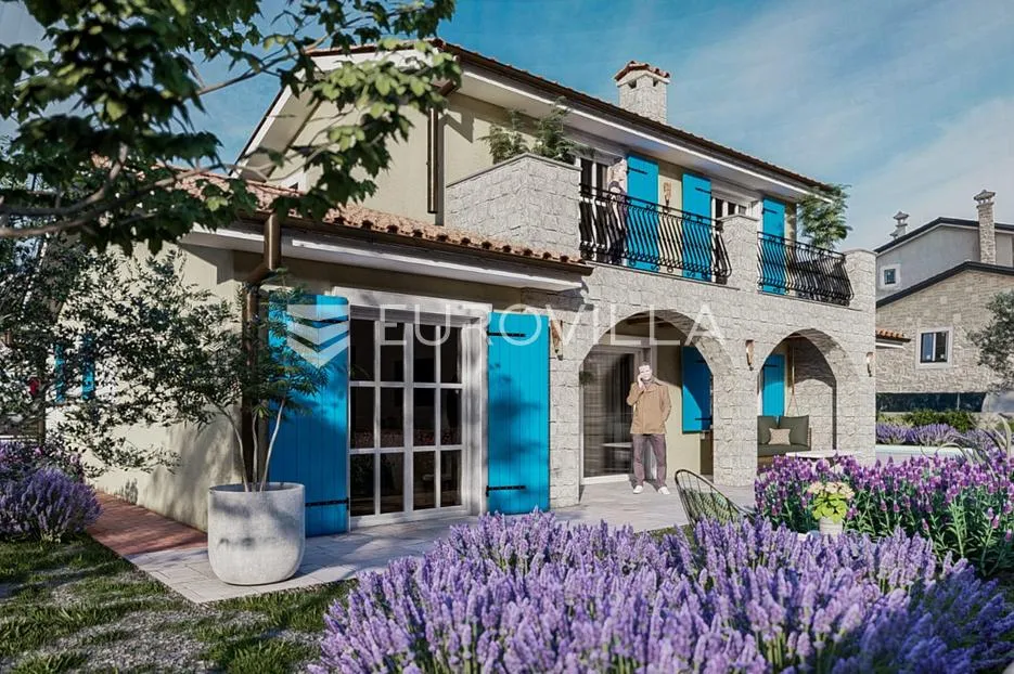 Krk, Lindrići, prekrasna mediteranska vila s bazenom i pogledom na more - Linardići, Krk
