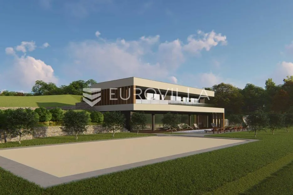 istra, svetvinčenat, prostrano građevinsko zemljište s projektom - slika 5