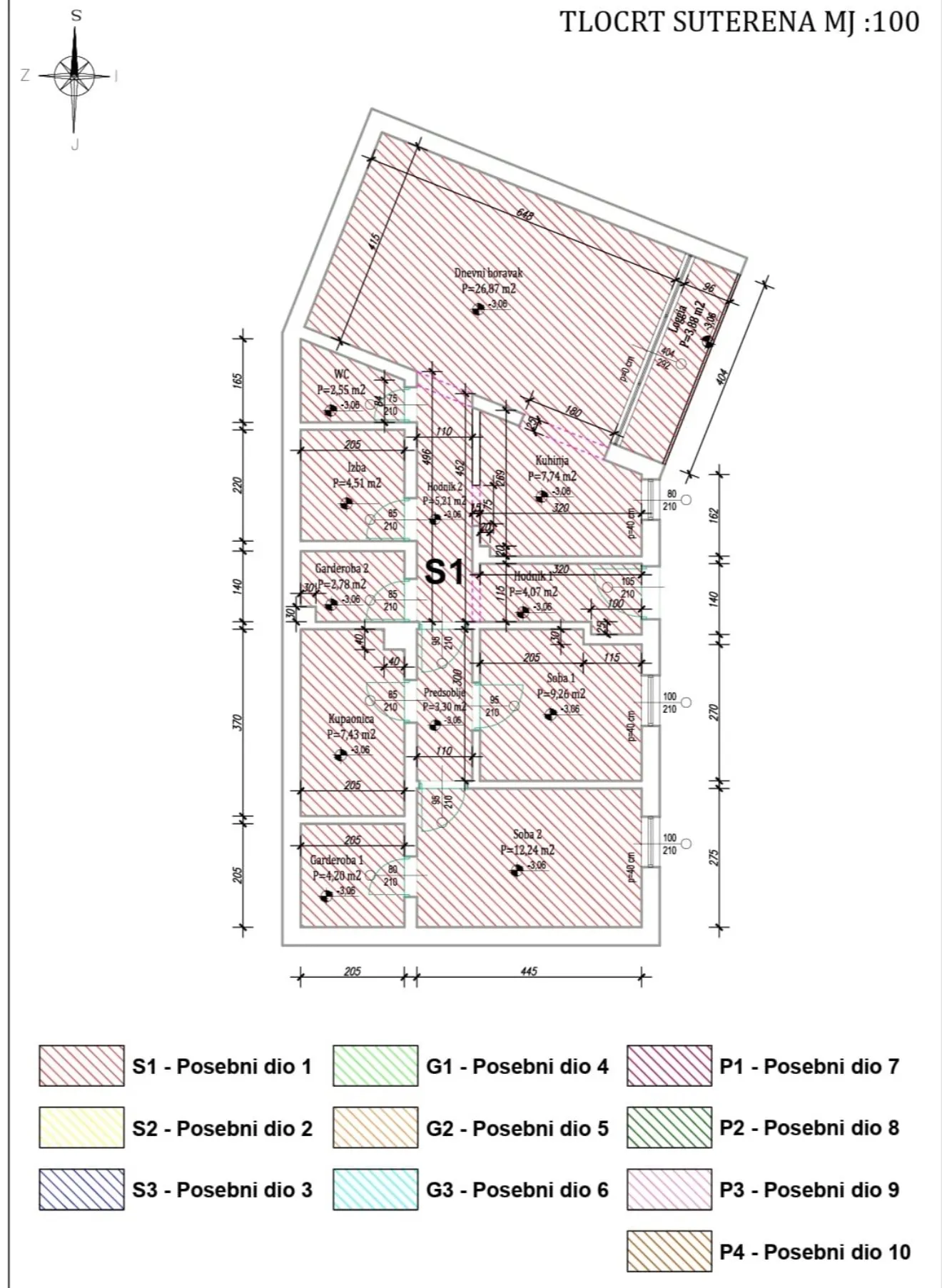 zagreb, gorice, prekrasan trosoban stan s vrtom, 150 m², garaža, 2 parkinga - slika 15