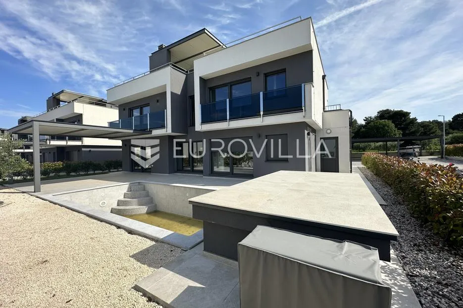 istra, pomer: ekskluzivna moderna vila 286 m² s bazenom i pogledom na more, 400m od obale - slika 3